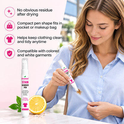 💦Ememax® Stain Remover Pen – Instant Clothing Stain Cleaner for On-the-Go Emergencies