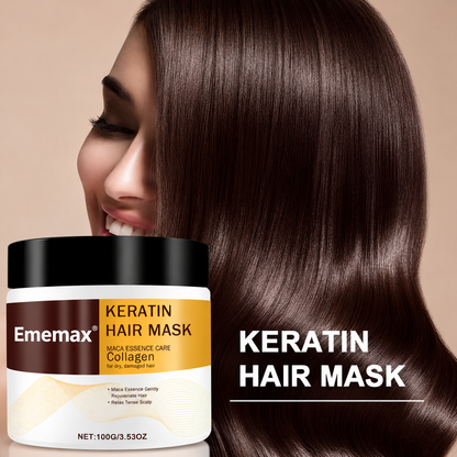 《Ememax》Herbal Collagen Hair Revival Mask💁‍♀️🧴