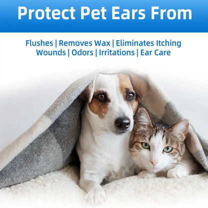 Pet Ear Cleaner for Dogs & Cats | Gentle Ear Cleaning & Care