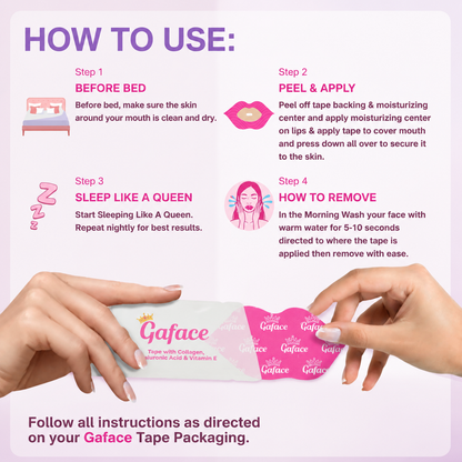 Gaface✨ BUY MORE, GET MORE 👄Hydrating Collagen Mouth Tape