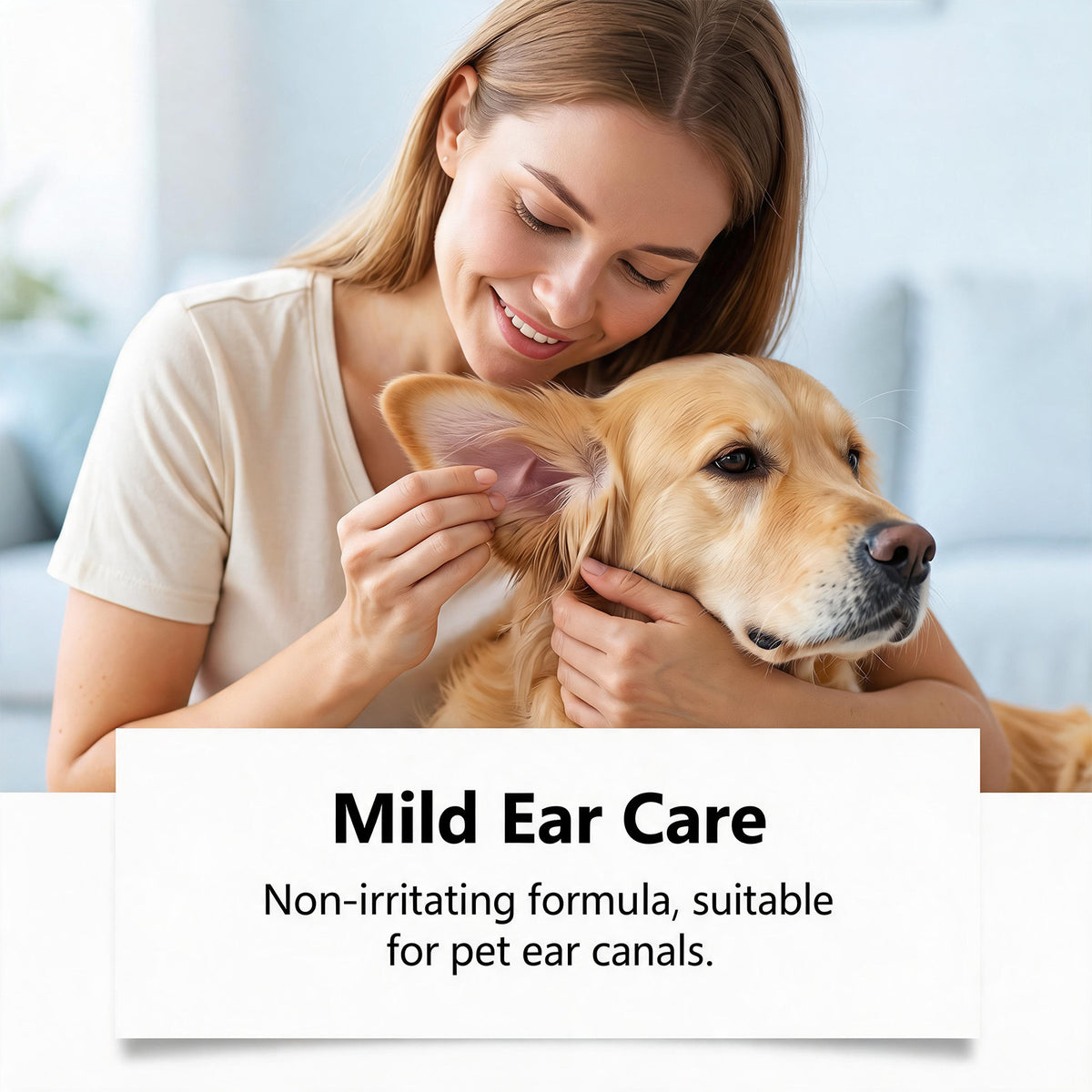 Pet Ear Cleaner for Dogs & Cats | Gentle Ear Cleaning & Care
