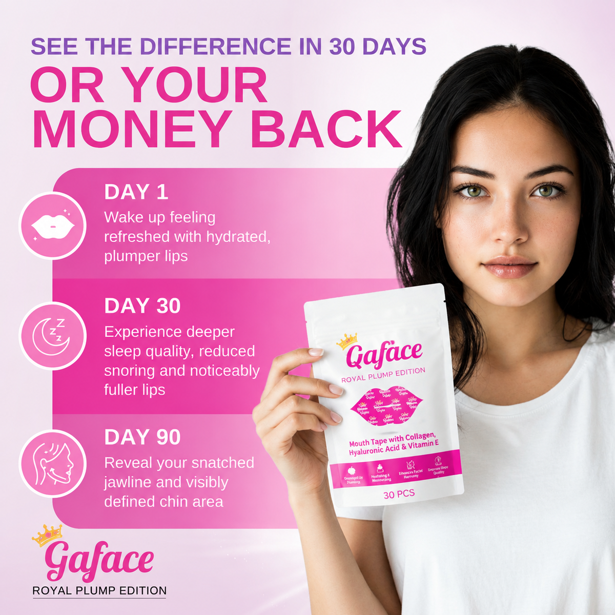 Gaface✨ BUY MORE, GET MORE 👄Hydrating Collagen Mouth Tape