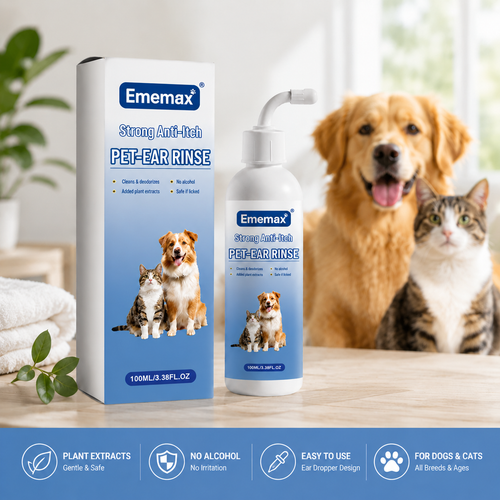 Pet Ear Cleaner for Dogs & Cats | Gentle Ear Cleaning & Care