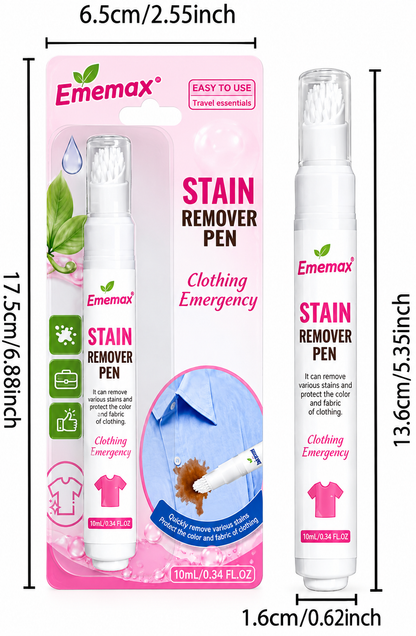 💦Ememax® Stain Remover Pen – Instant Clothing Stain Cleaner for On-the-Go Emergencies